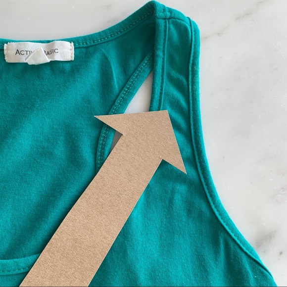 Active Basic Green Tank Top in Size Small - Picture 6 of 6